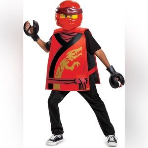 NWT Boy’s Lego Ninjago Kai Legacy Themed Basic Halloween Costume Size M 7/8